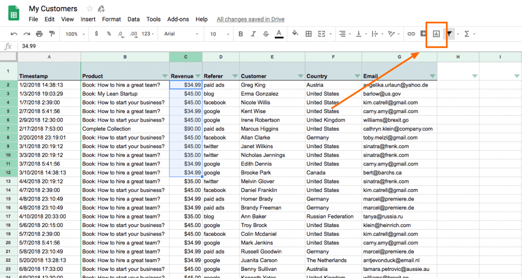 spreadsheet for vacation rental